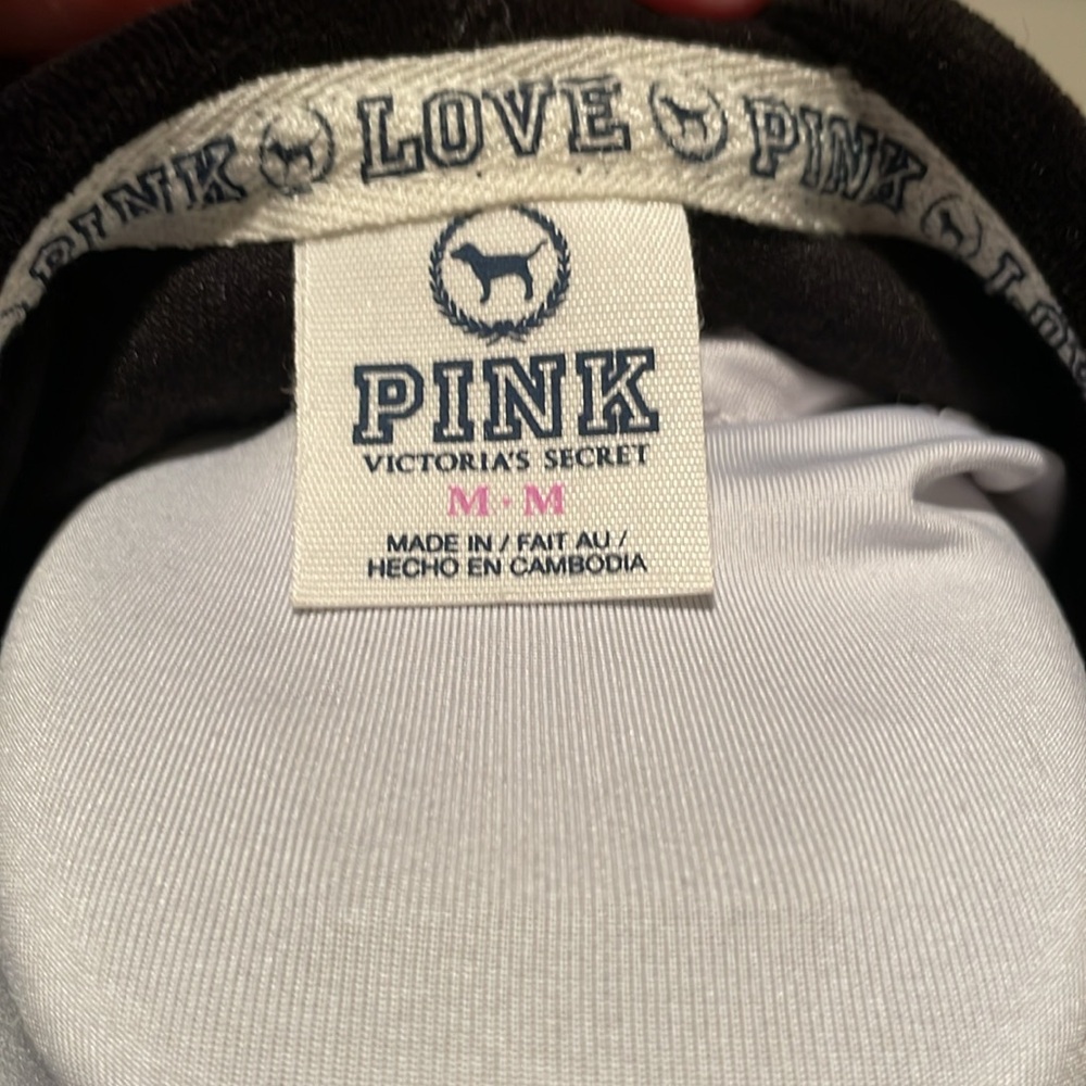Vintage 90’s Victoria’s Secret Zip Up Hoodie Love Pink Sequins in Black Size M - Picture 8 of 8